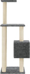 vidaXL - Kattenkrabpaal - met - sisal - krabpalen - 104 - cm - donkergrijs