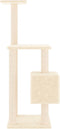 vidaXL - Kattenkrabpaal - met - sisal - krabpalen - 104 - cm - lichtgrijs