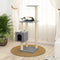 vidaXL - Kattenkrabpaal - met - sisal - krabpalen - 104 - cm - lichtgrijs