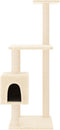 vidaXL - Kattenkrabpaal - met - sisal - krabpalen - 104 - cm - lichtgrijs
