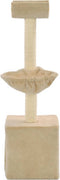 vidaXL - Kattenkrabpaal - met - sisal - krabpalen - 105 - cm - beige