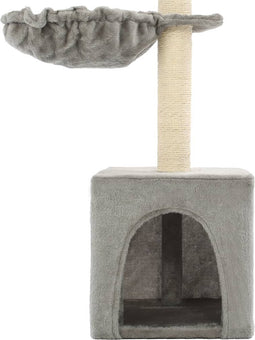 vidaXL - Kattenkrabpaal - met - sisal - krabpalen - 105 - cm - pootafdrukken - beige