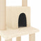 vidaXL - Kattenkrabpaal - met - sisal - krabpalen - 105 - cm - lichtgrijs