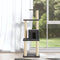 vidaXL - Kattenkrabpaal - met - sisal - krabpalen - 105 - cm - donkergrijs