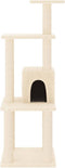 vidaXL - Kattenkrabpaal - met - sisal - krabpalen - 105 - cm - donkergrijs