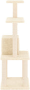 vidaXL - Kattenkrabpaal - met - sisal - krabpalen - 105 - cm - donkergrijs