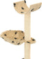 vidaXL - Kattenkrabpaal - met - sisal - krabpalen - 105 - cm - pootafdrukken - beige