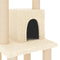 vidaXL - Kattenkrabpaal - met - sisal - krabpalen - 105 - cm - crèmekleurig