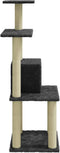 vidaXL - Kattenkrabpaal - met - sisal - krabpalen - 105 - cm - donkergrijs