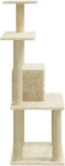 vidaXL - Kattenkrabpaal - met - sisal - krabpalen - 105 - cm - crèmekleurig