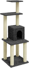 vidaXL - Kattenkrabpaal - met - sisal - krabpalen - 105 - cm - donkergrijs