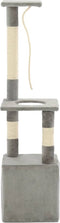 vidaXL - Kattenkrabpaal - met - sisal - krabpalen - 109 - cm - grijs