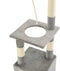 vidaXL - Kattenkrabpaal - met - sisal - krabpalen - 109 - cm - grijs