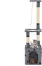 vidaXL - Kattenkrabpaal - met - sisal - krabpalen - 109 - cm - grijs