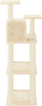 vidaXL - Kattenkrabpaal - met - sisal - krabpalen - 118,5 - cm - donkergrijs