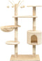 vidaXL - Kattenkrabpaal - met - sisal - krabpalen - 125 - cm - beige
