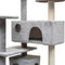 vidaXL - Kattenkrabpaal - met - sisal - krabpalen - 125 - cm - beige