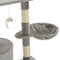 vidaXL - Kattenkrabpaal - met - sisal - krabpalen - 138 - cm - beige