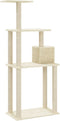 vidaXL - Kattenkrabpaal - met - sisal - krabpalen - 147 - cm - donkergrijs