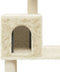 vidaXL - Kattenkrabpaal - met - sisal - krabpalen - 147 - cm - donkergrijs