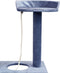 vidaXL - Kattenkrabpaal - met - sisal - krabpalen - 150 - cm - donkerblauw
