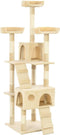 vidaXL - Kattenkrabpaal - met - sisal - krabpalen - 170 - cm - beige