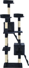 vidaXL - Kattenkrabpaal - met - sisal - krabpalen - 170 - cm - blauw