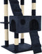 vidaXL - Kattenkrabpaal - met - sisal - krabpalen - 170 - cm - blauw