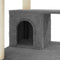 vidaXL - Kattenkrabpaal - met - sisal - krabpalen - 183 - cm - donkergrijs
