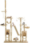 vidaXL - Kattenkrabpaal - met - sisal - krabpalen - 230-250 - cm - beige