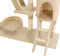 vidaXL - Kattenkrabpaal - met - sisal - krabpalen - 230-250 - cm - beige