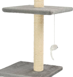 vidaXL - Kattenkrabpaal - met - sisal - krabpalen - 260 - cm - grijs