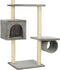 vidaXL - Kattenkrabpaal - met - sisal - krabpalen - 260 - cm - grijs