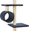 vidaXL - Kattenkrabpaal - met - sisal - krabpalen - 260 - cm - donkerblauw