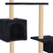 vidaXL - Kattenkrabpaal - met - sisal - krabpalen - 260 - cm - donkerblauw