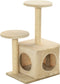 vidaXL - Kattenkrabpaal - met - sisal - krabpalen - 60 - cm - beige