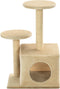 vidaXL - Kattenkrabpaal - met - sisal - krabpalen - 60 - cm - beige