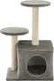 vidaXL - Kattenkrabpaal - met - sisal - krabpalen - 60 - cm - grijs