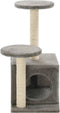 vidaXL - Kattenkrabpaal - met - sisal - krabpalen - 60 - cm - grijs