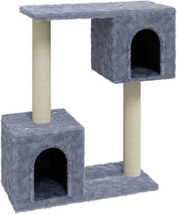 vidaXL - Kattenkrabpaal - met - sisal - krabpalen - 60 - cm - lichtgrijs