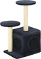 vidaXL - Kattenkrabpaal - met - sisal - krabpalen - 60 - cm - donkerblauw