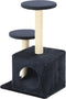 vidaXL - Kattenkrabpaal - met - sisal - krabpalen - 60 - cm - donkerblauw