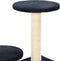 vidaXL - Kattenkrabpaal - met - sisal - krabpalen - 60 - cm - donkerblauw