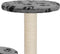 vidaXL - Kattenkrabpaal - met - sisal - krabpalen - 60 - cm - pootafdrukken - grijs