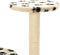 vidaXL - Kattenkrabpaal - met - sisal - krabpalen - 60 - cm - pootafdrukken - beige