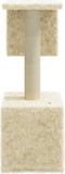 vidaXL - Kattenkrabpaal - met - sisal - krabpalen - 60 - cm - crèmekleurig