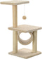 vidaXL - Kattenkrabpaal - met - sisal - krabpalen - 65 - cm - beige