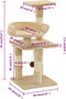 vidaXL - Kattenkrabpaal - met - sisal - krabpalen - 65 - cm - beige