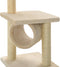 vidaXL - Kattenkrabpaal - met - sisal - krabpalen - 65 - cm - beige