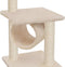 vidaXL - Kattenkrabpaal - met - sisal - krabpalen - 65 - cm - beige